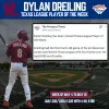 Dylan Dreiling Named Texas League Player of the Week as Hot Streak Continues