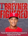 Texas Rangers Pitching Prospect Breyner Figuereo Touching 100 MPH