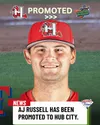 Rangers Promote No. 3 Prospect AJ Russell to High-A Hub City