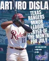 Arturo Disla Headlines Rangers' July Minor League Award Winners