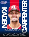 Kaden Carpenter Named Carolina League Player of the Week