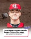 Jacob Johnson Named Carolina League Pitcher of the Week After Dominant Start vs. Fayetteville