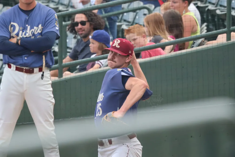 Thomas Saggese Ties Game in Bottom of 9th, RoughRiders Win in Extras