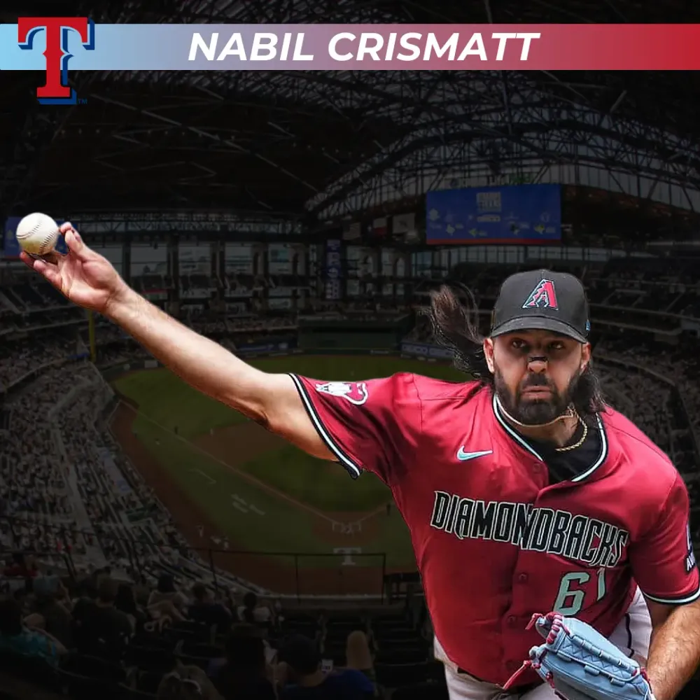 Rangers Bring Back RHP Nabil Crismatt on Minor League Deal