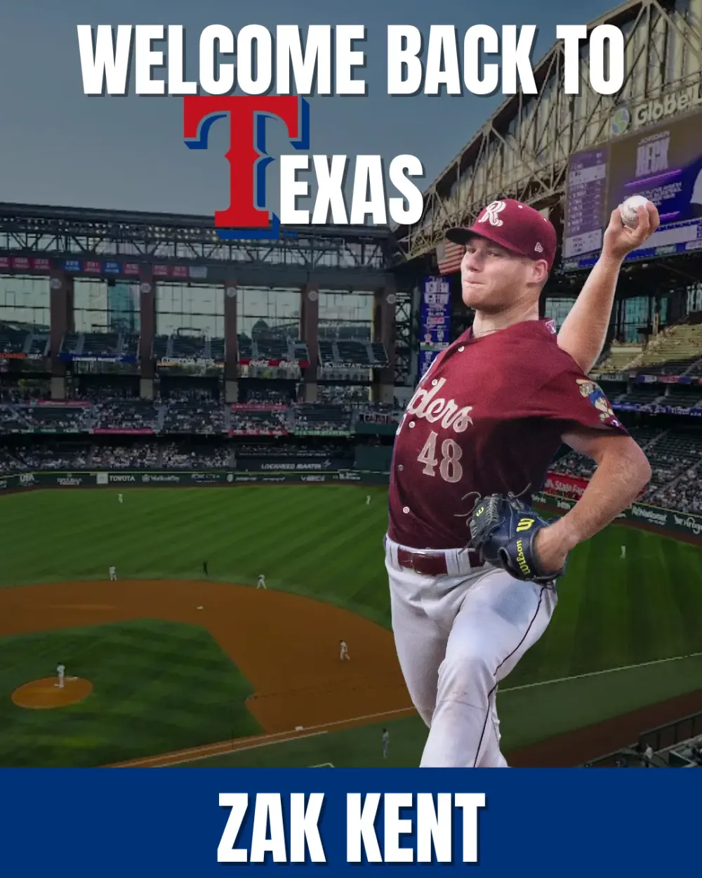 Rangers Claim Right-Hander Zak Kent Off Waivers From Cardinals