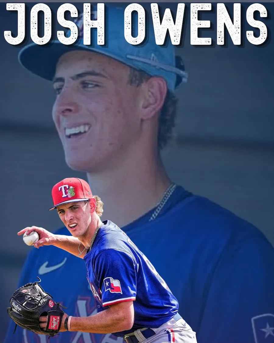 Texas Rangers TWP Josh Owens Put Together a Strong Season for the ACL Rangers