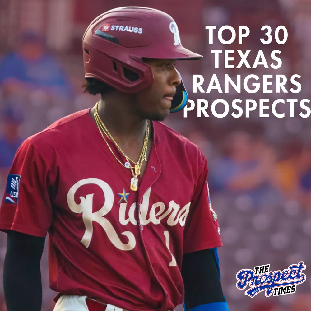 2026 Texas Rangers Top 30 Prospects: Late-Season Update