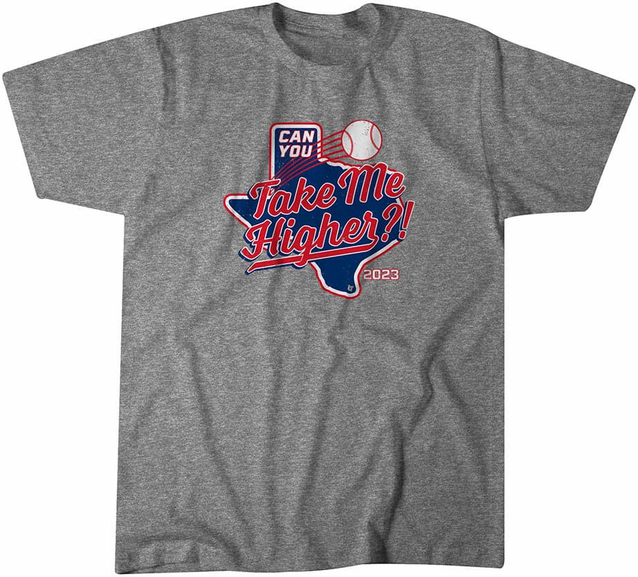 Breakingt has awesome Texas Rangers T-Shirts