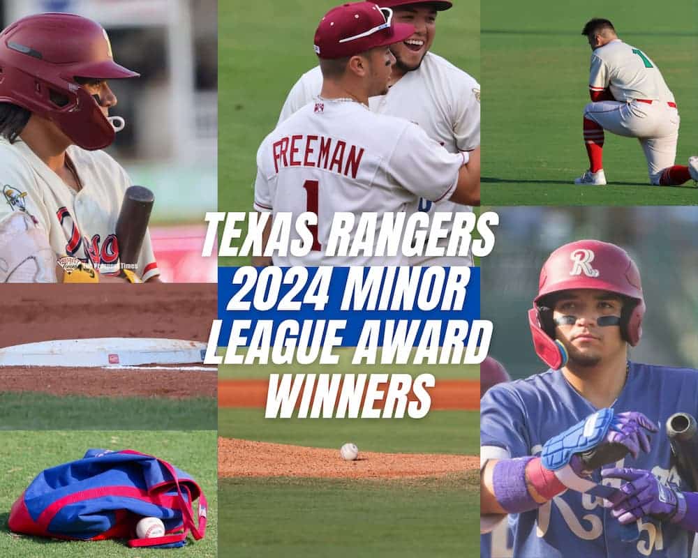 Texas Rangers Announce 2024 Minor League Award Winners
