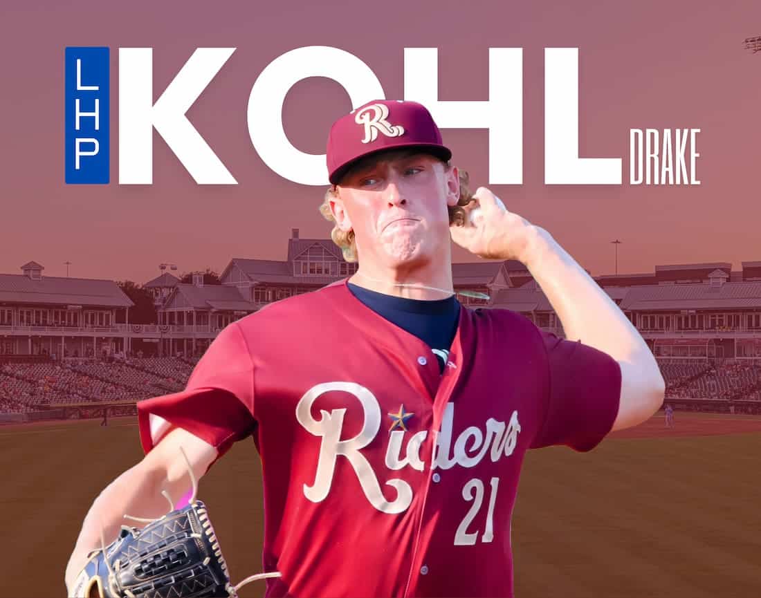 Kohl Drake Named Texas League Pitcher of the Week for Dominant No-Hit Outing