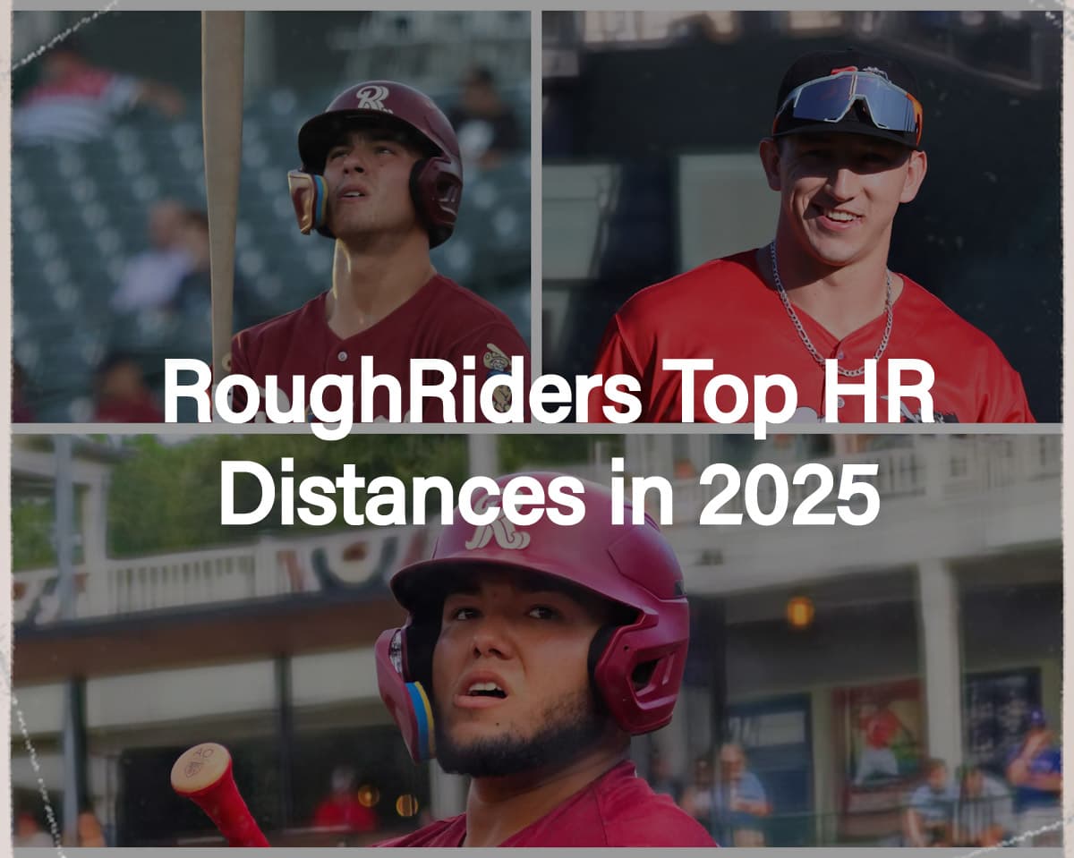 Longest RoughRiders HR's of 2025