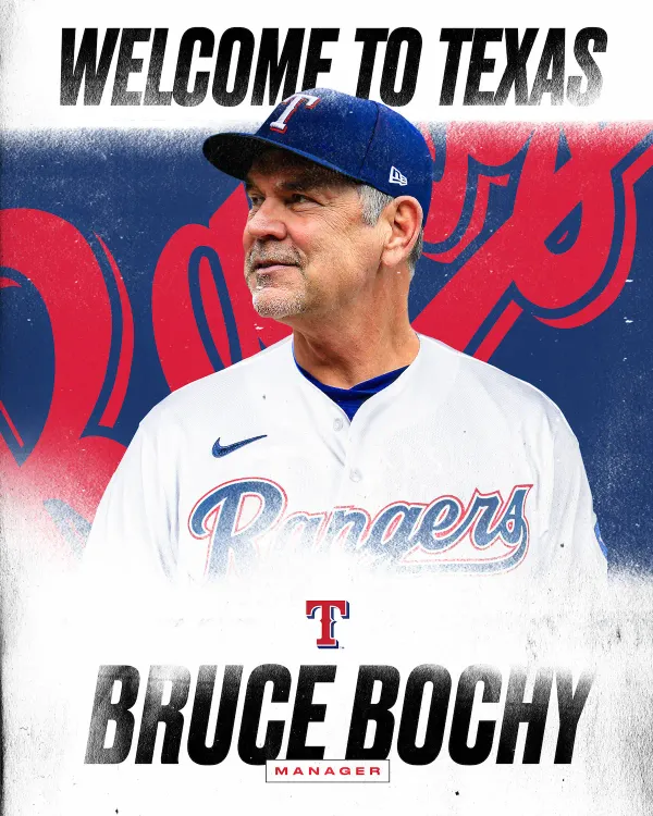 Bruce Bochy is the Texas Rangers new manager