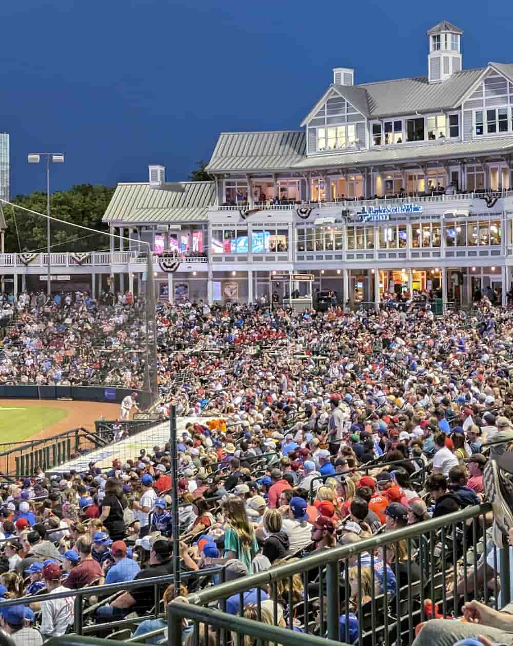 RoughRiders Draw Record Crowd but Fall  8-5 to Travelers