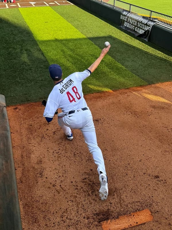 Jacob deGrom Hits 99.7 MPH in Round Rock Rehab Start