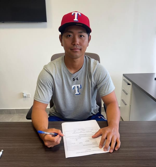 Rangers Sign RHP Masahiro Fukuda as International Free Agent