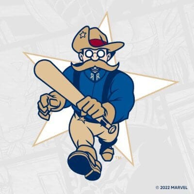 MiLB unveils RoughRiders Marvel inspired logo