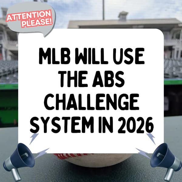 The ABS Challenge System: coming to MLB in 2026