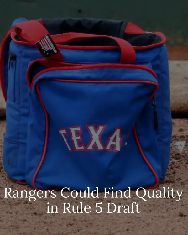 Rangers Could Find Quality in Rule 5 Draft