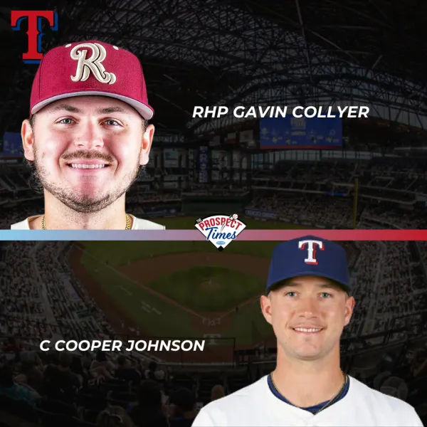 Rangers Bring Back Stuff+ Leader Gavin Collyer, Catcher Cooper Johnson on Minor League Deals