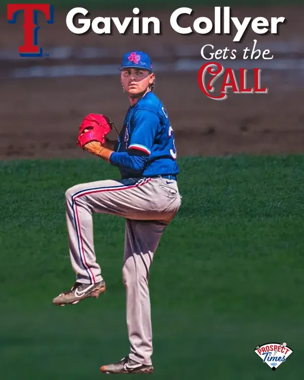Rangers Bullpen Carousel Continues; Prospect Gavin Collyer selected Wednesday from Round Rock