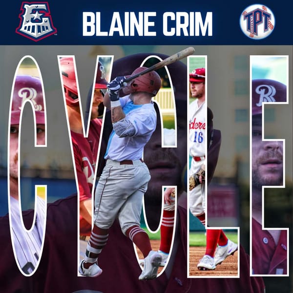 ​The Independent Returns: Blaine Crim Hits for the Cycle