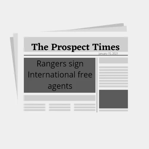 Rangers 2021 International Free Agents list