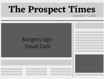 Rangers signed Outfielder David Dahl to one year deal