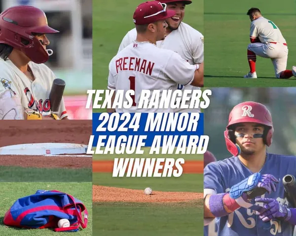Texas Rangers Announce 2024 Minor League Award Winners