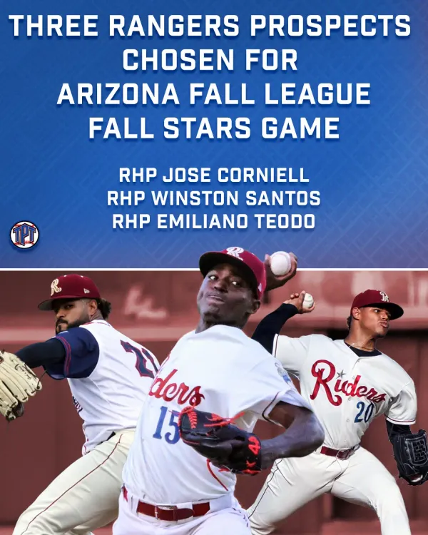 Top Texas Rangers Pitching Prospects Punching Tickets to the Fall Stars Game