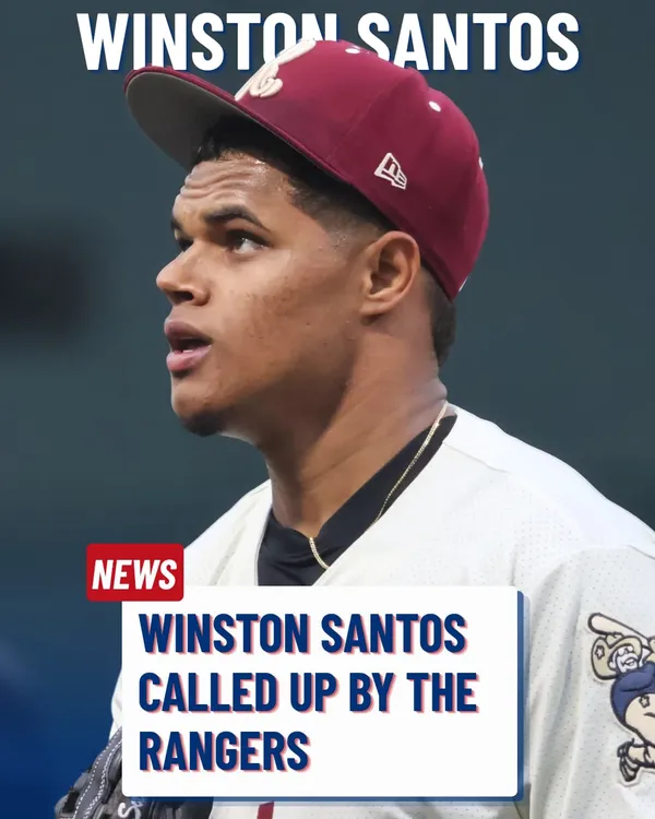 Rangers Promote No. 5 Prospect Winston Santos for Major League Debut
