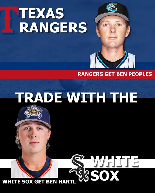 All About the Bens: Rangers Swap Minor Leaguers with White Sox in One-for-One Deal