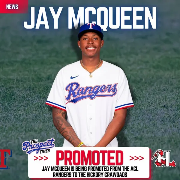 After Tearing Up the ACL, Jay McQueen Promoted to Hickory Crawdads
