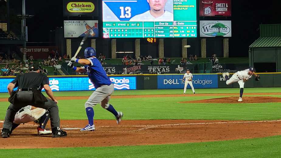 Express Use 2-Hit Pitching to Outlast OKC 3-1