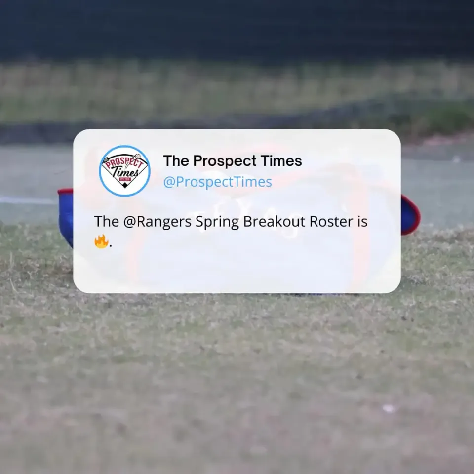 Texas Rangers Spring Breakout Roster announced