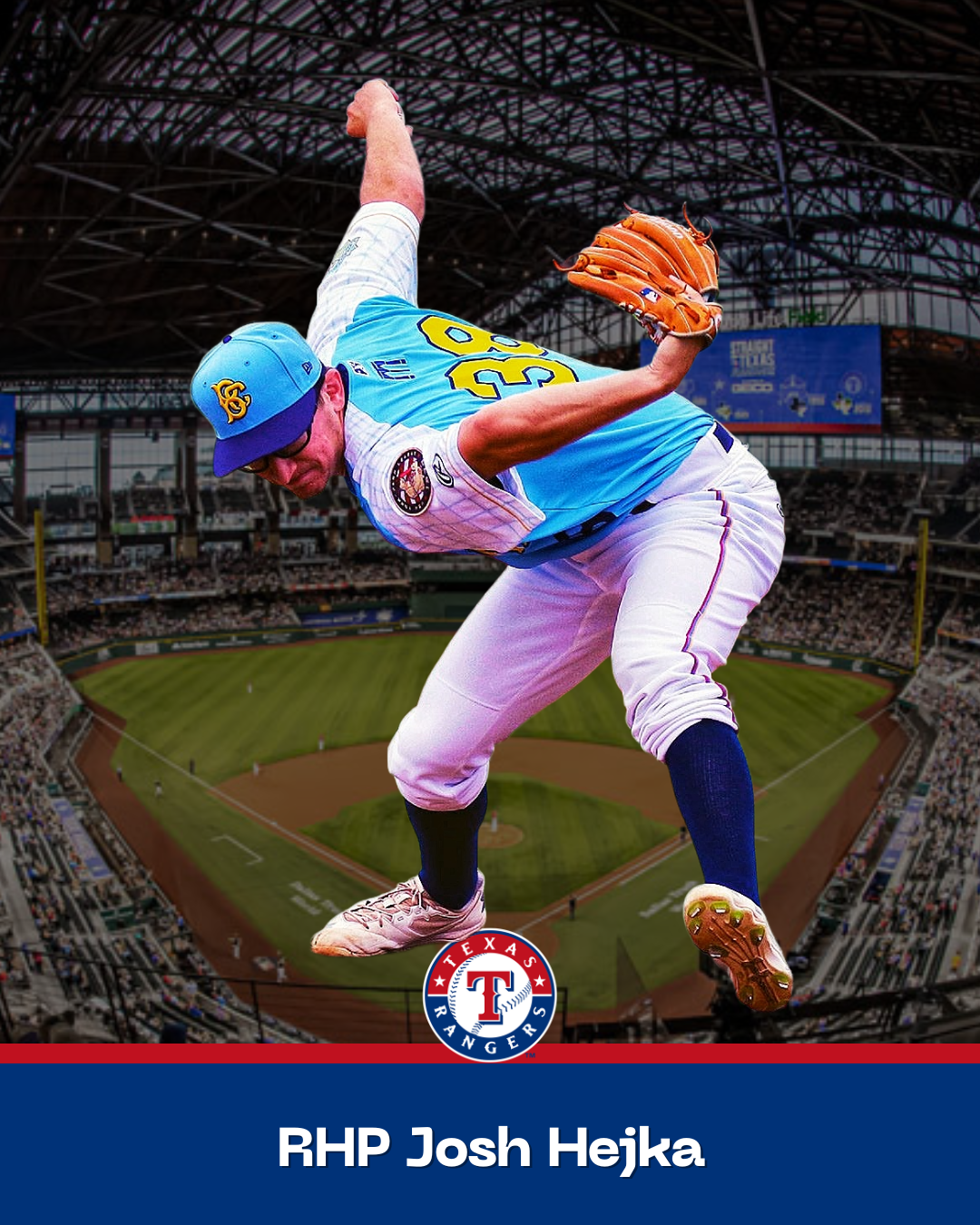 Rangers Sign Submarine Pitcher Josh Hejka to Minor League Deal