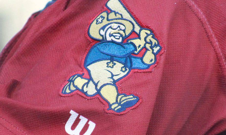 Frisco RoughRiders logo on jersey