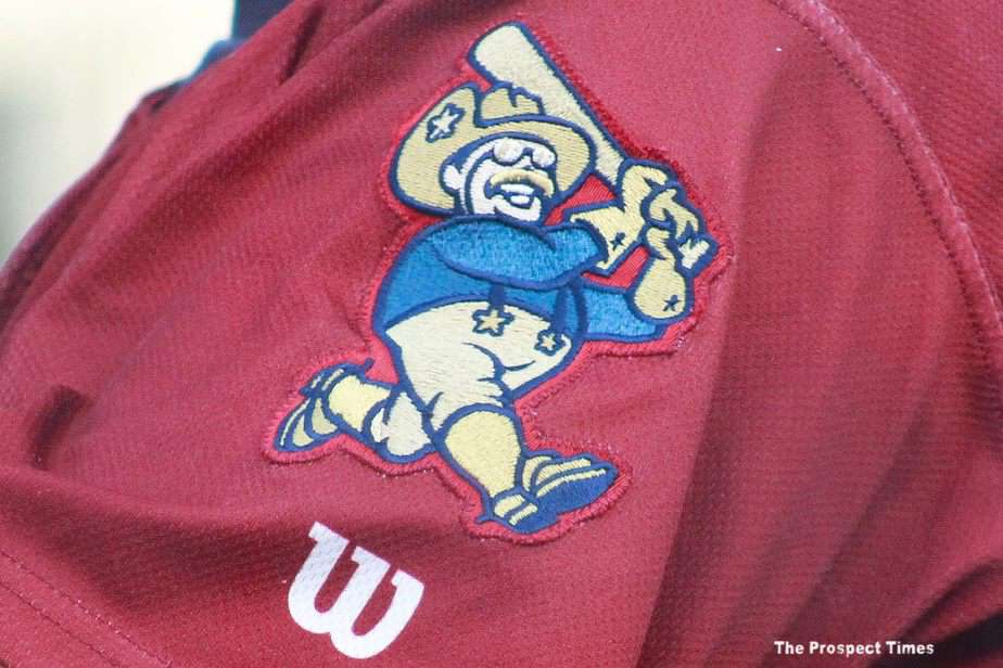 Frisco RoughRiders logo on jersey