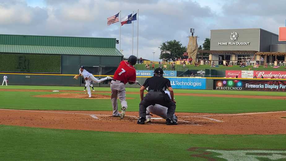 Express playing at Dell Diamond, photo by Michael Owen
