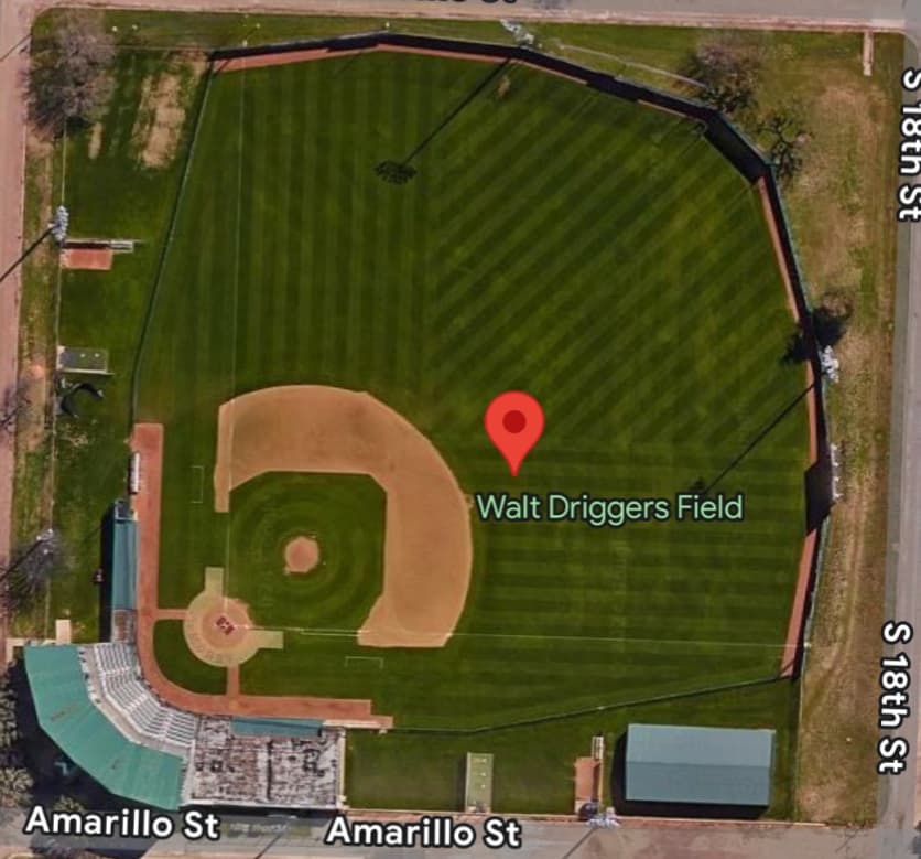 Satellite View Of Walt Driggers Field