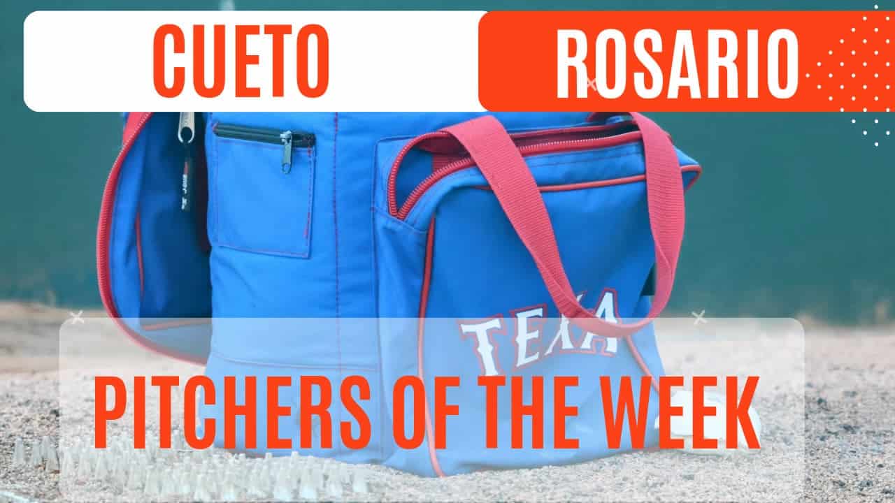 Johnny Cueto And Alejandro Rosario Pitchers Of The Week